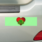 Valentijn Kikker Bumpersticker (Op auto)