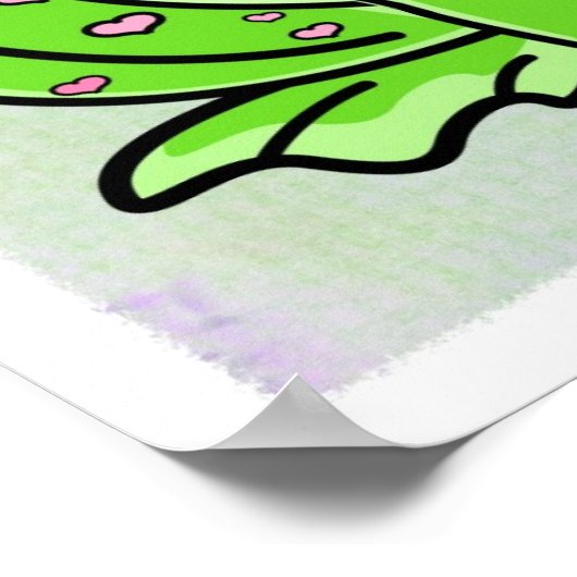 Valentijn Kikker Poster (Hoek)