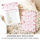 Valentijn Kinderboek Emoji Pictionary Game Kaart