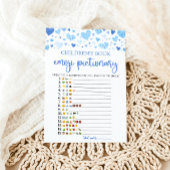 Valentijn Kinderboek Emoji Pictionary Game Kaart