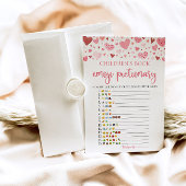 Valentijn Kinderboek Emoji Pictionary Game Kaart
