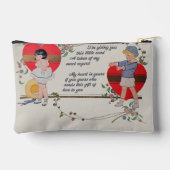  Valentijn Kinderen Schattige Kleurrijke Art Deco Etui (Achterkant)