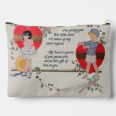 Valentijn Kinderen Schattige Kleurrijke Art Deco Etui (Achterkant)