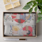 Valentijn Kinderen Schattige Kleurrijke Art Deco Tissuepapier (Geschenk)