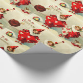 VALENTIJN KINDERKLEUREN, RODE WAXZITPLAATS MET HAR CADEAUPAPIER (Hoek)