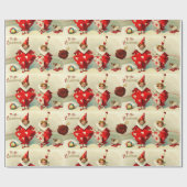 VALENTIJN KINDERKLEUREN, RODE WAXZITPLAATS MET HAR CADEAUPAPIER (Vlak)