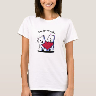 Valentijn KiniArt Westie Duo T-Shirt