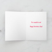 Valentijn kip met konijn Pet! Feestdagen Kaart (Binnen)