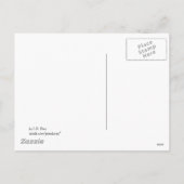 Valentijn Kippen en hartenmand Feestdagenkaart (Achterkant)