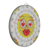 Valentijn kiss Emoji Dartbord (Voorkant Links)