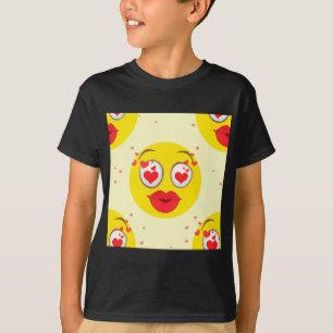 Valentijn kiss Emoji T-shirt