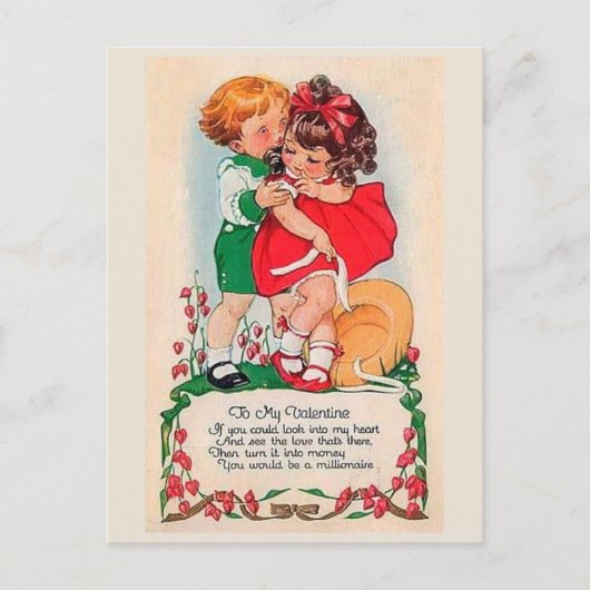  Valentijn Kiss Feestdagenkaart (Voorkant)