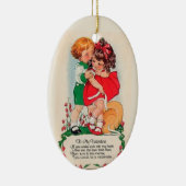 Valentijn Kiss Keramisch Ornament (Rechts)