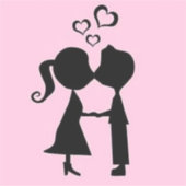 VALENTIJN KISS STICKER (Voorkant)