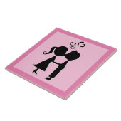 VALENTIJN KISS TEGELTJE (Zijkant)