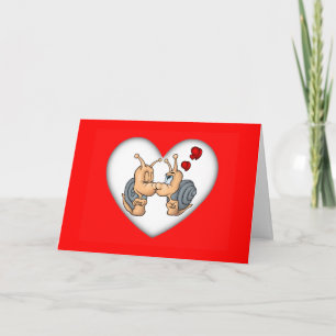 Valentijn Kiss Wenskaart Feestdagen Kaart