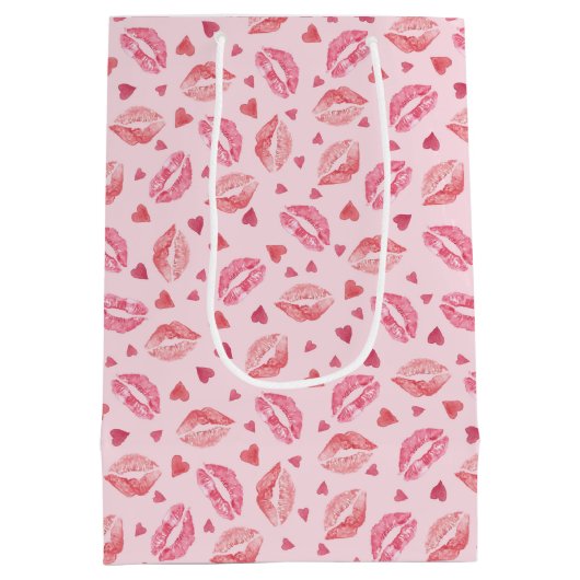 Valentijn Kisses Medium Cadeauzakje (Achterkant)