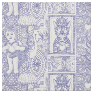 valentijn kitsch maagdenpalm blauw stof