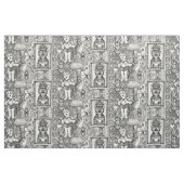 valentijn kitsch zwarte halve parel stof (Fat Quarter)