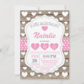 Valentijn Kleine Schatje Tweede verjaardag Kaart (Voorkant)