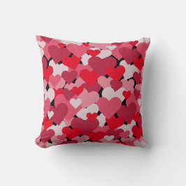 Valentijn Kleur | Volle harten | Kussen