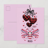 VALENTIJN KNUFFEL BUG KNUFFELS BRIEFKAART (Voorkant / Achterkant)