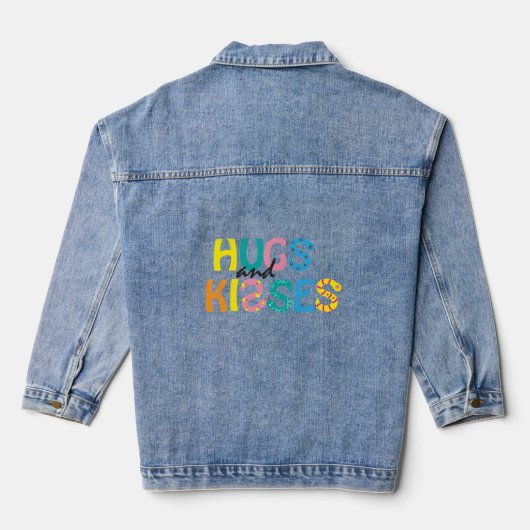 Valentijn Knuffels & Kusjes Snake Theme Denim Jacket (Achterkant)
