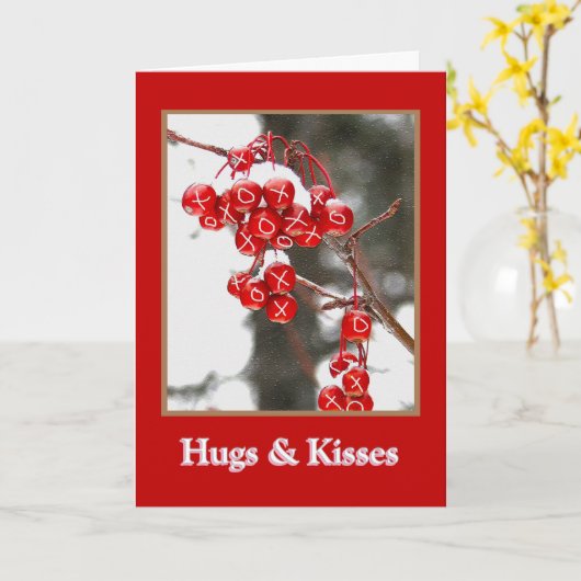 VALENTIJN KNUFFELS & KUSJES VAN OMA EN OPA KAART (Gele Bloem)