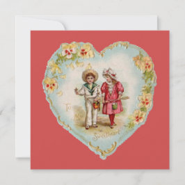  Valentijn koppel liefde Feestdagenkaart