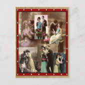  Valentijn Koppels in liefde Briefkaart (Voorkant)