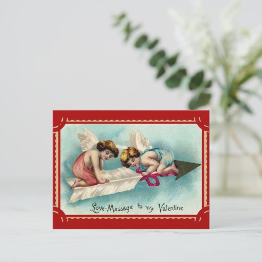  valentijn kunst briefkaart (Staand voorkant)