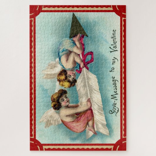  valentijn kunst legpuzzel (Verticaal)