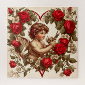  Valentijn kunst liefde cupido Legpuzzel (Verticaal)