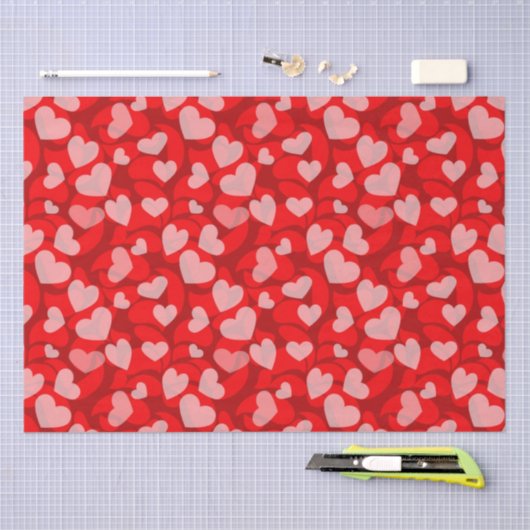 Valentijn Kunststofpapier Tissuepapier (Craft)