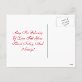  Valentijn kupiden en doven Feestdagenkaart (Achterkant)