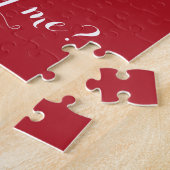 Valentijn: Laat me voorstellen hartfoto maken Legpuzzel (Zijkant)