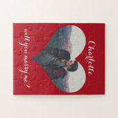 Valentijn: Laat me voorstellen hartfoto maken Legpuzzel (Horizontaal)