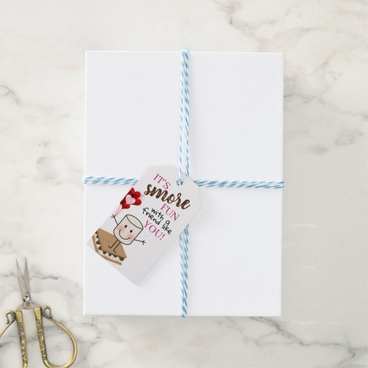 valentijn label cadeaulabel (Met Touw)