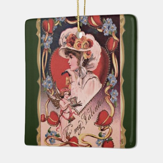  Valentijn Lady Keramisch Ornament (Links)