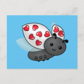 Valentijn Ladybug Briefkaart (Voorkant)