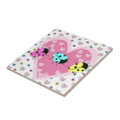 VALENTIJN LADYBUGS TEGELTJE (Zijkant)