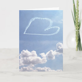 Valentijn (leeg van binnen) - Heart in the Sky Kaa Feestdagen Kaart