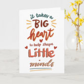 Valentijn Leerlingenwaardering Kaart (Gele Bloem)