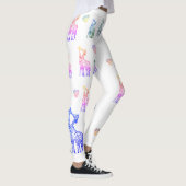 Valentijn Leggings, Giraffes Kus Leggings (Rechts)