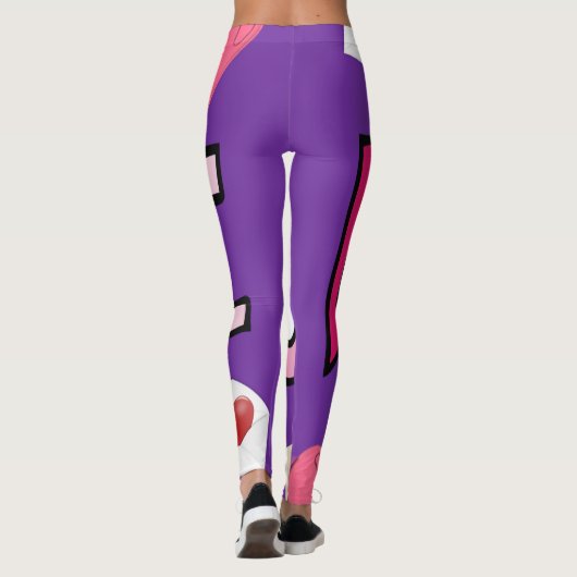 Valentijn Leggings Lange (Achterkant)