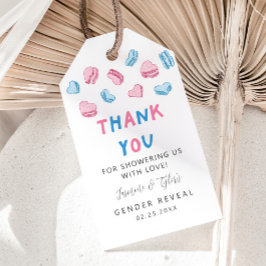 Valentijn Liefde Gender Reveal Cadeaulabel