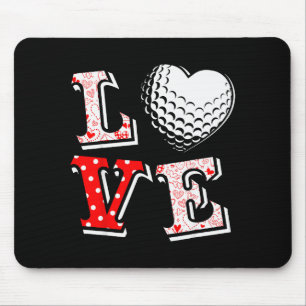 Valentijn liefde golf hart Valentijnsdag vrouwen m Muismat