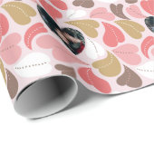 Valentijn liefde hart met aangepaste fotopatroon cadeaupapier (Rol Hoek)