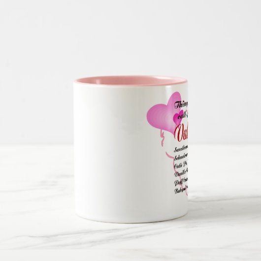 Valentijn Liefde Huisdier Namen Mok (Center)