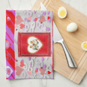 valentijn liefde keuken handdoek (Quarter Fold)
